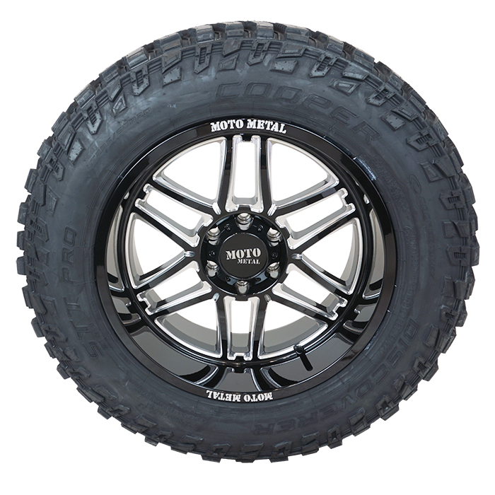 Moto Metal MO992 Gloss Black Milled Cooper Discoverer STT Pro