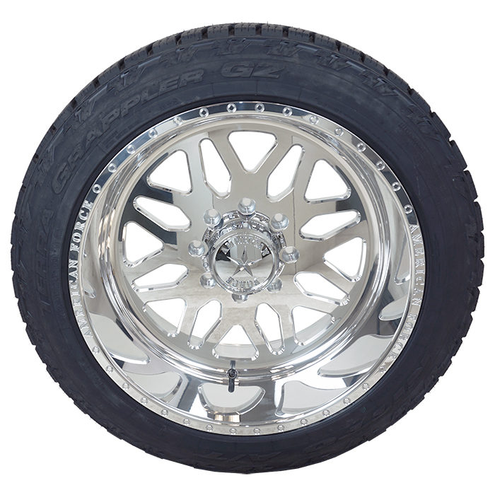 American Force B02 Trax Polished Nitto Terra Grappler G2