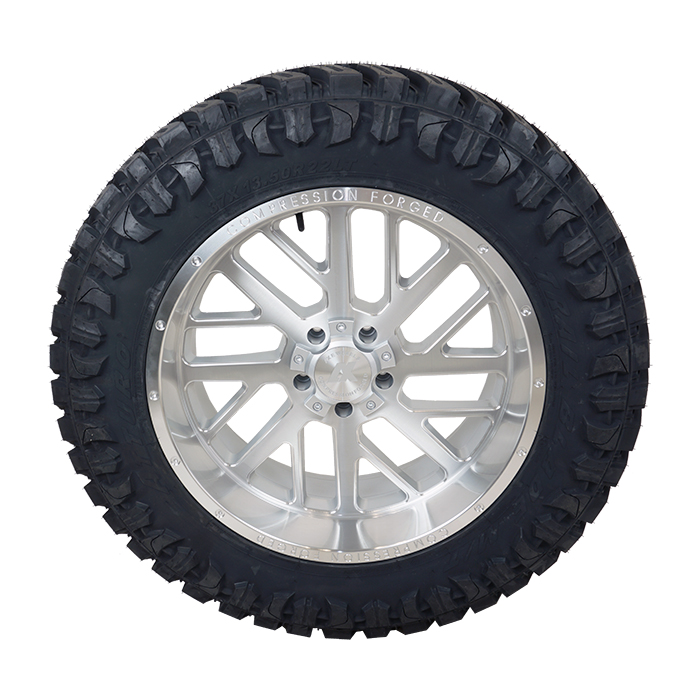 AXE CS 2.1 Silver Brushed Milled Atturo Trail Blade M/T