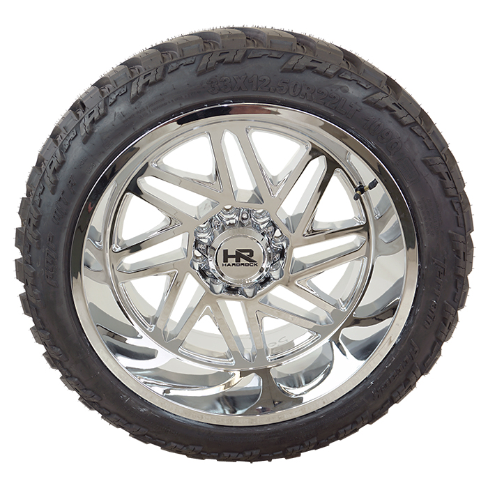 Hardrock Offroad H501 Bones Xposed Chrome AMP Terrain Attack M/T