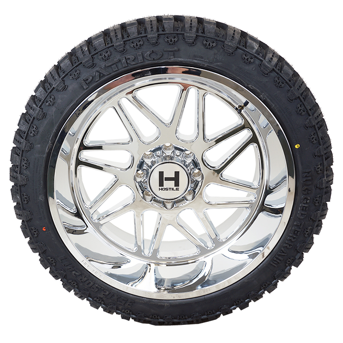 Hostile H108 Sprocket Chrome Patriot R/T