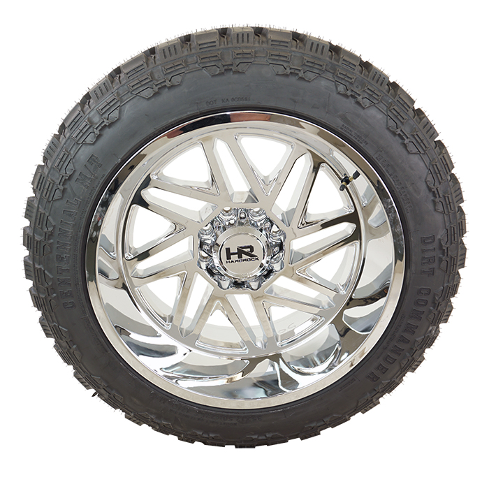 Hardrock Offroad H501 Bones Xposed Chrome Dirt Commander M/T