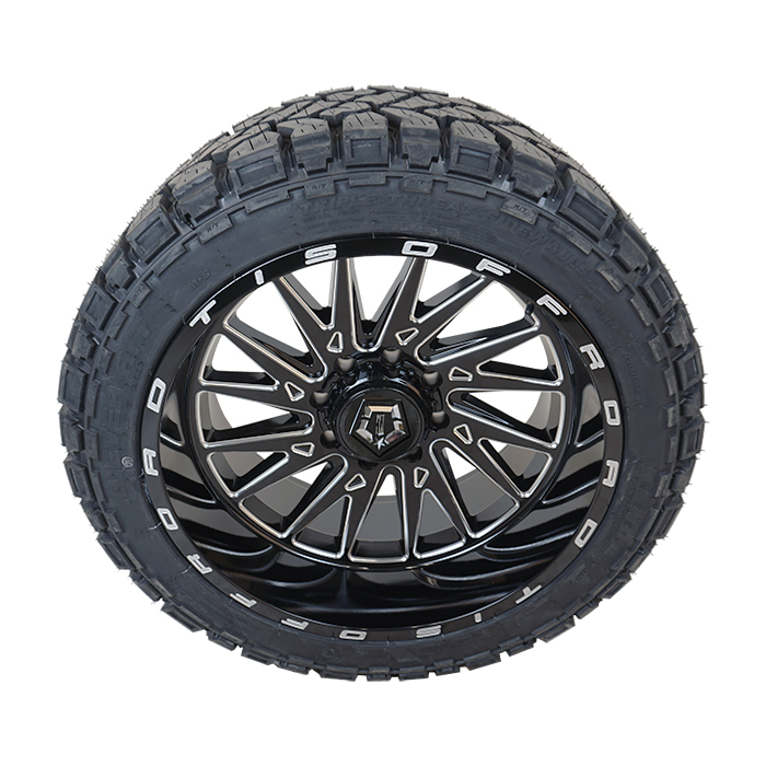 TIS 547BM Gloss Black Milled Kenda Klever R/T