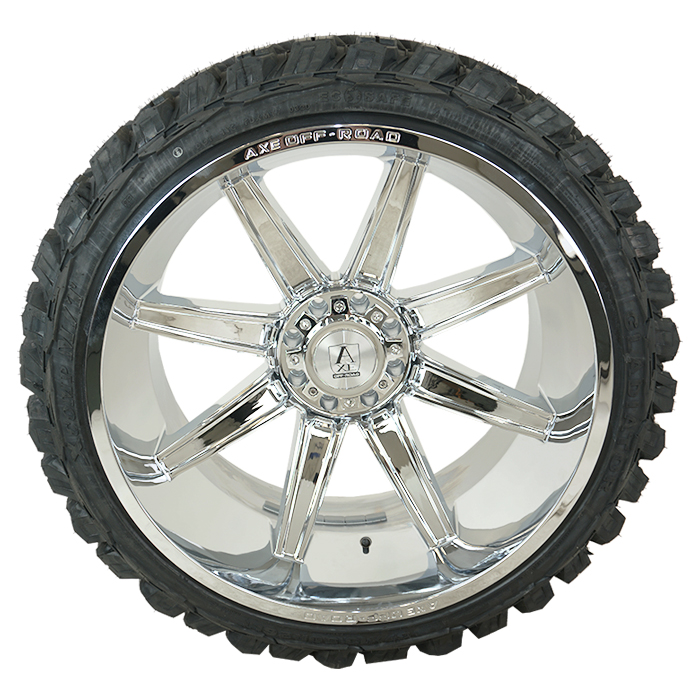 AXE Offroad Artemis Chrome Gladiator Xcomp M/T