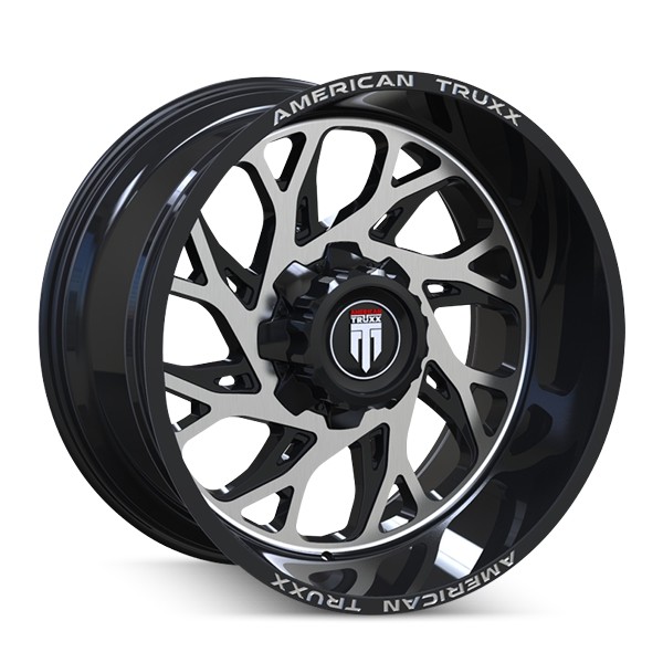 American Truxx Wheels Destiny AT1913 Gloss Black Machined 20x9 0mm Offset 6x135,6x139.7 (6x5.5)