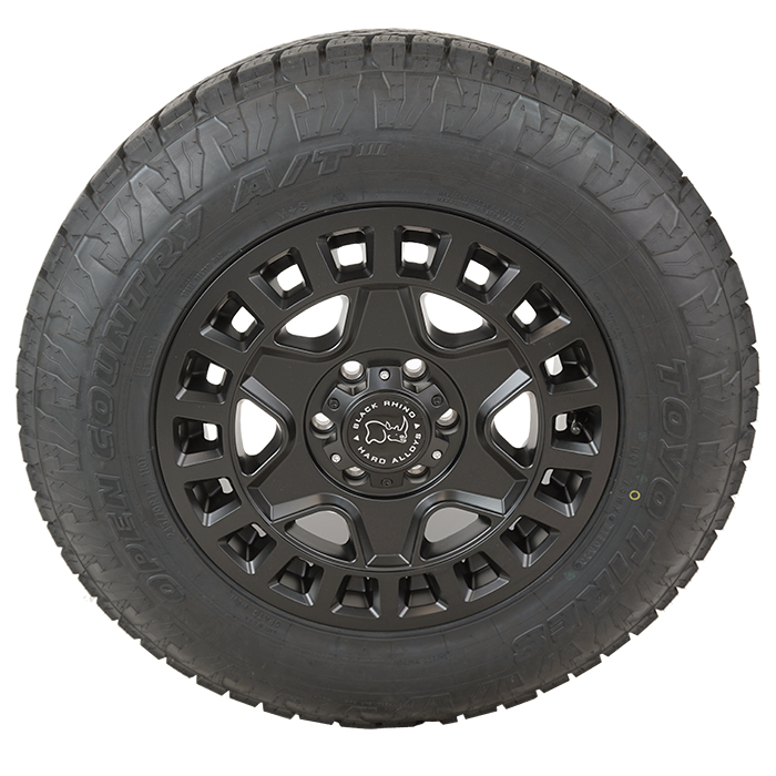 Black Rhino York Matte Black Toyo Open Country A/T III