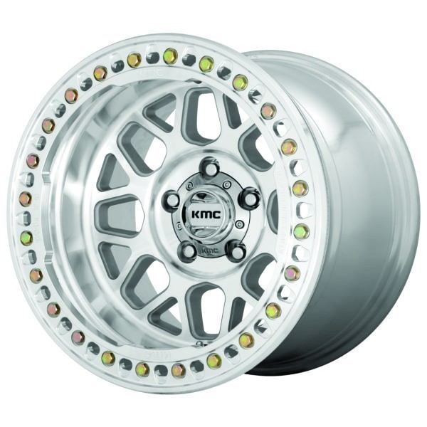 KMC Wheels Grenade Crawl KM235 Machined 17x8.5 0mm Offset 6x135