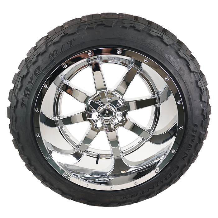 Fuel D536 Maverick Chrome Toyo Open Country M/T