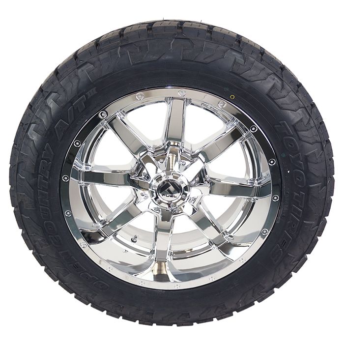 Fuel D536 Maverick Chrome Toyo Open Country A/T III