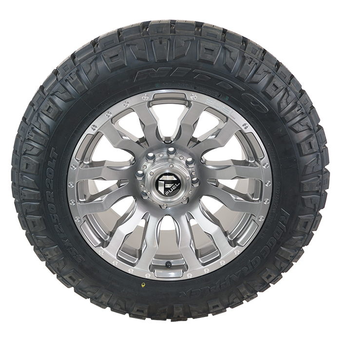 Fuel D693 Blitz Platinum Nitto Ridge Grappler