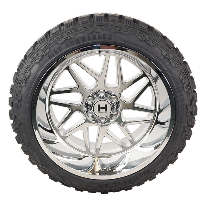 Hostile H108 Sprocket Chrome Dirt Commander M/T