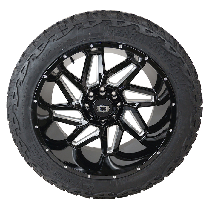 Vision 361 Spyder Gloss Black Milled Venom Power Terra Hunter X/T