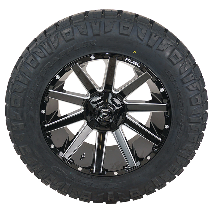 Fuel D615 Contra Gloss Black Milled Nitto Ridge Grappler