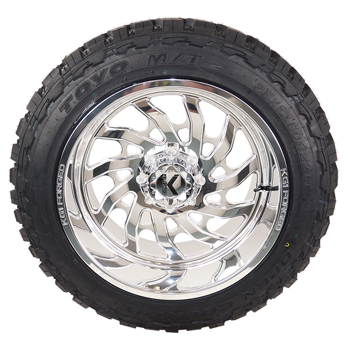 KG1 Forged Bounty Polished Toyo Open Country M/T