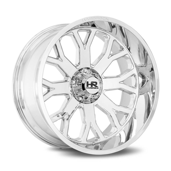 Hardrock Offroad Wheels H504 Chrome 20x10 -19mm Offset 6x135
