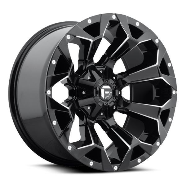 Fuel Offroad Wheels Assault D576 Gloss Black Milled 18x9 19mm Offset 6x135,6x139.7 (6x5.5)