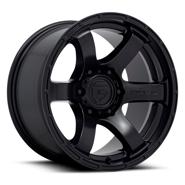 Fuel Offroad Wheels Rush D766 Satin Black 17x9 1mm Offset 6x139.7 (6x5.5)