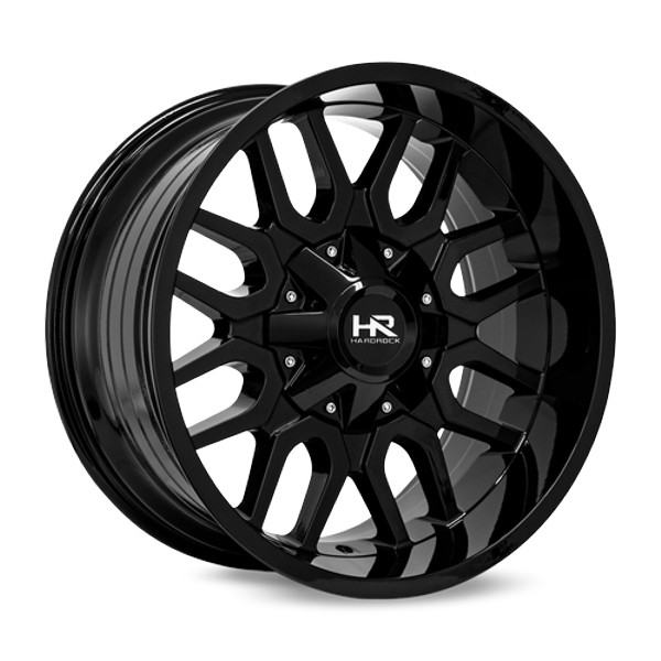 Hardrock Offroad Wheels H709 Gloss Black 20x10 -19mm Offset 6x135,6x139.7 (6x5.5)