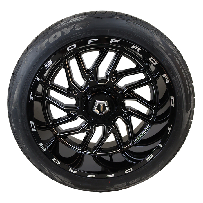 TIS 544BM Gloss Black Milled Toyo Proxes ST III