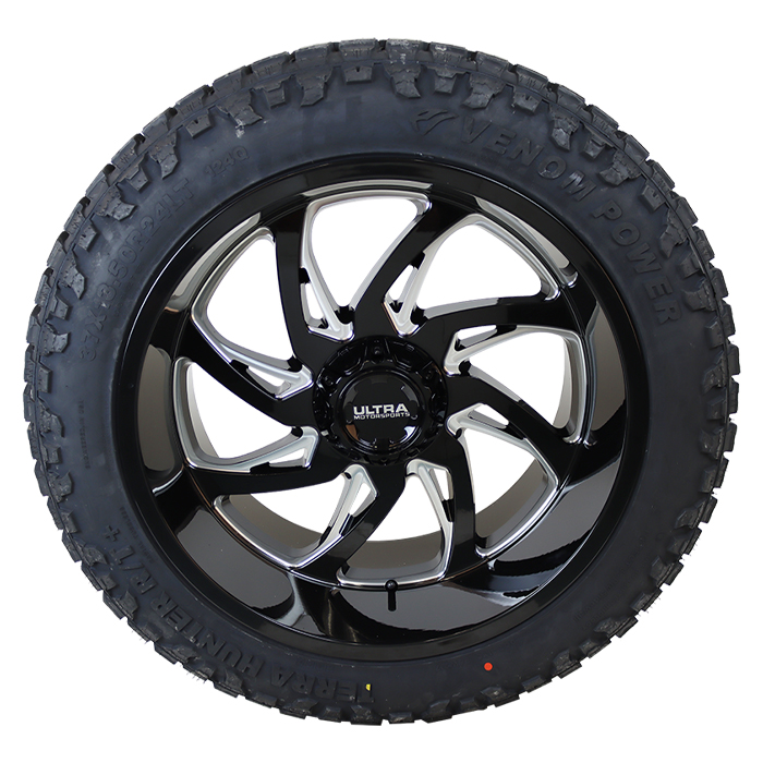 Ultra 230 Villian Gloss Black Milled Venom Power Terra Hunter R/T Plus