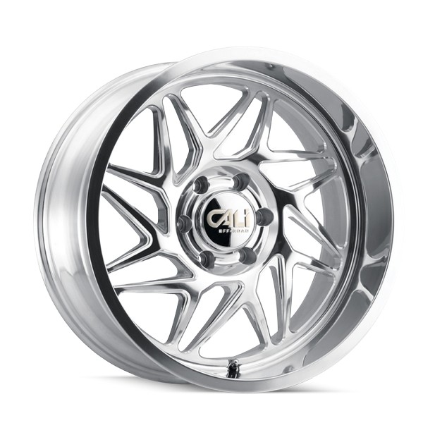 Cali Offroad Wheels Gemini 9112 Polished Milled 20x12 -51mm Offset 8x170