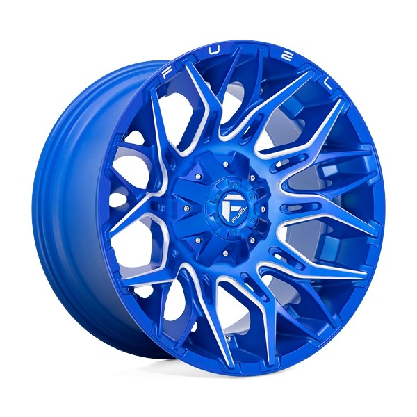 Fuel Offroad Wheels Twitch D770 Anodized Blue Milled 20x9 1mm Offset 6x135,6x139.7 (6x5.5)