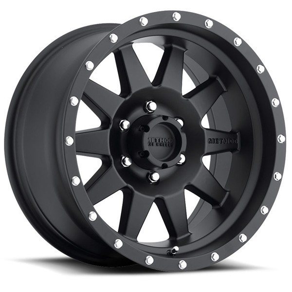 Method Wheels The Standard MR301 Matte Black 16x7 0mm Offset 6x139.7 (6x5.5)