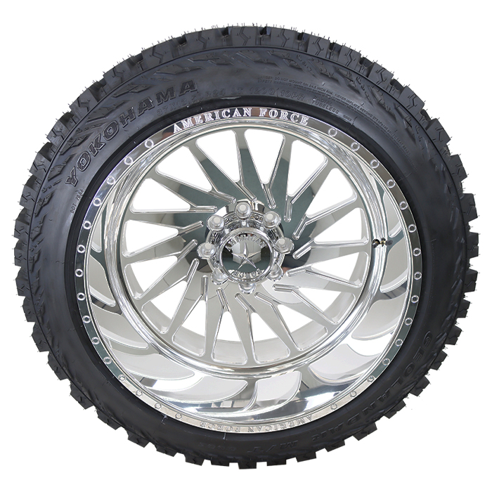 American Force CKH01 Morph Polished Yokohama Geolander M/T