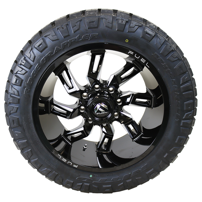 Fuel D747 Lockdown Gloss Black Milled Nitto Ridge Grappler