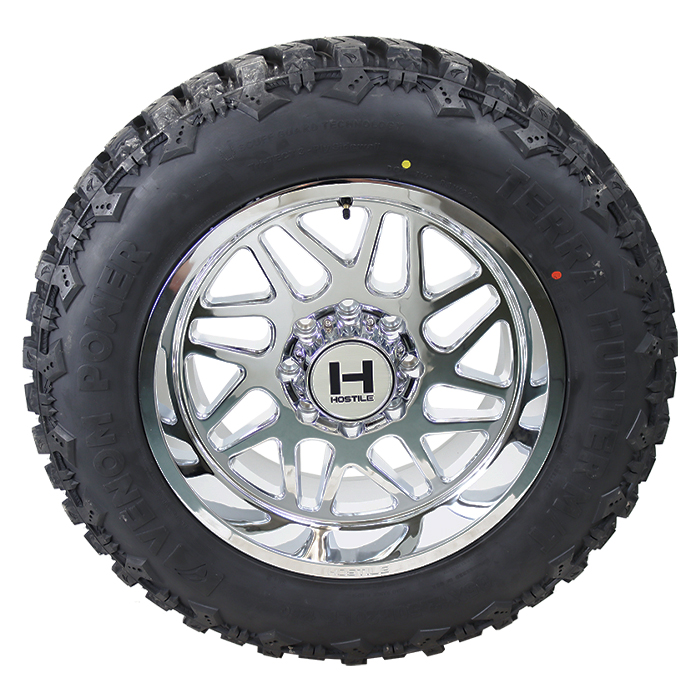 Hostile H108 Sprocket Chrome Venom Power Terra Hunter M/T