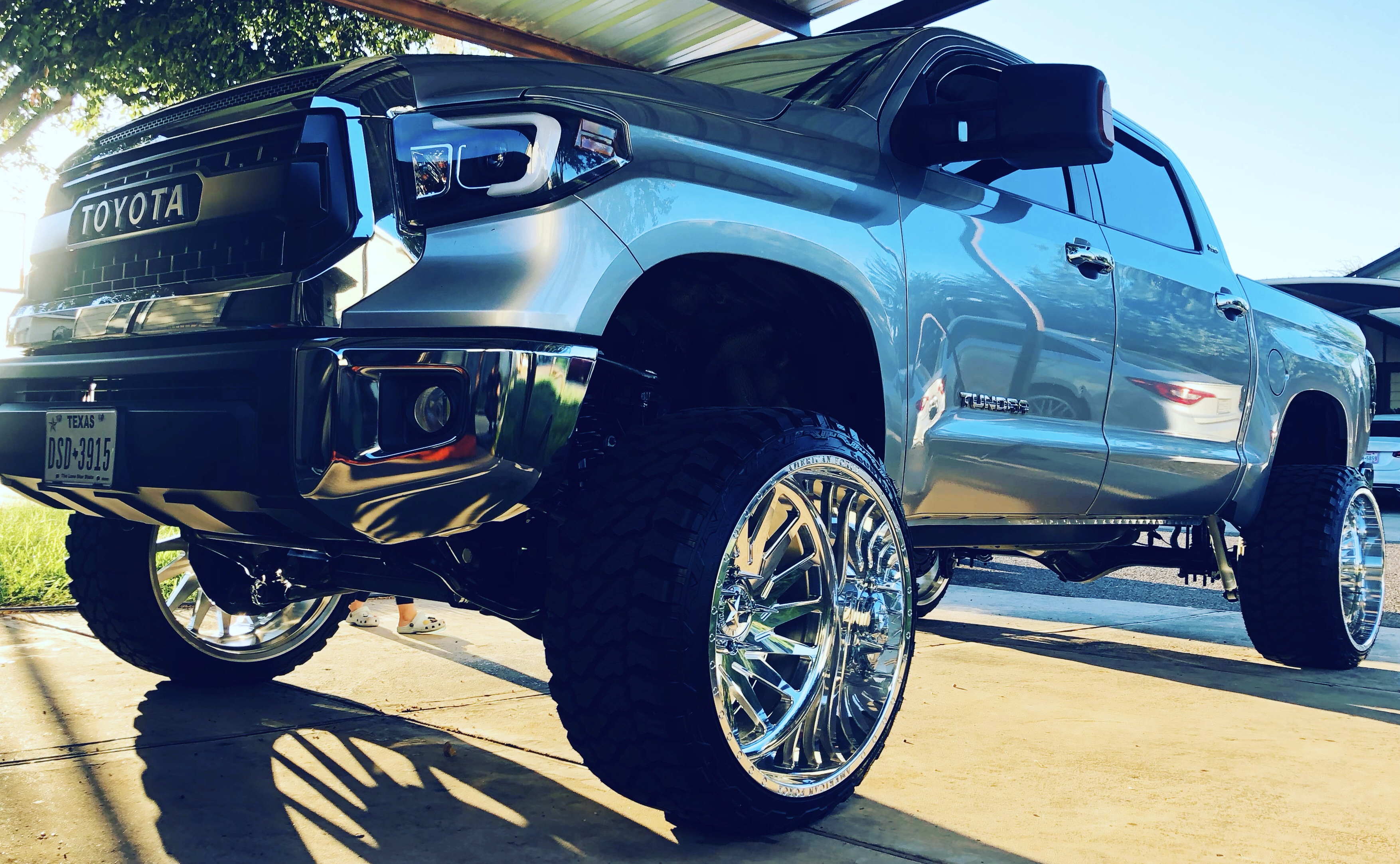 2014 Toyota Tundra American Force Forged CKH01 Morph 24x14 -90 Fury Tires Country Hunter M/T 33x14.5R24