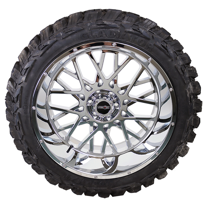 Vision 412 Rocker Chrome Gladiator Xcomp M/T