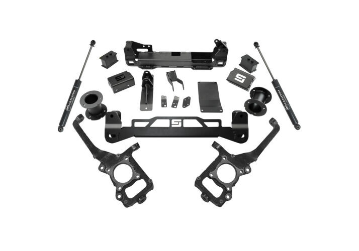 Superlift | 2021 Ford F150 4WD 6in Lift Kit | withSuperlift Shadow Series Rear Shocks