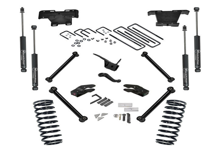 Superlift | 00-01 Dodge Ram 1500 4WD 5in Lift | Kit Control Arm Kit with Superlift Shocks