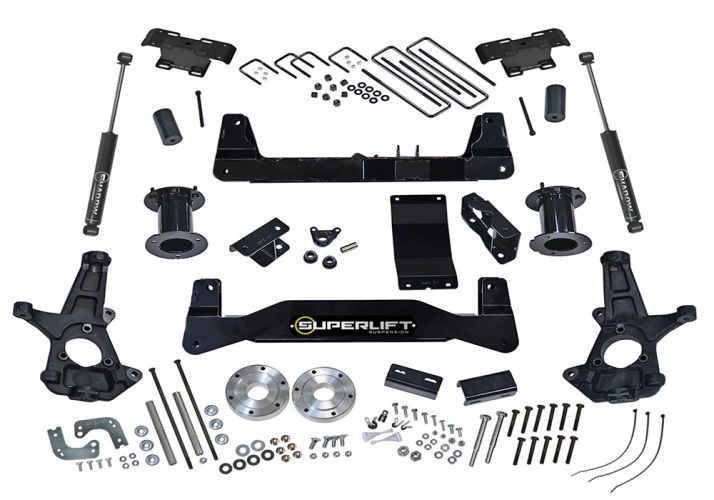 Superlift | 07-13 Chevy Silverado GMC Sierra 1500 4WD | 6.5in Lift Kit with Superlift Rear Shocks