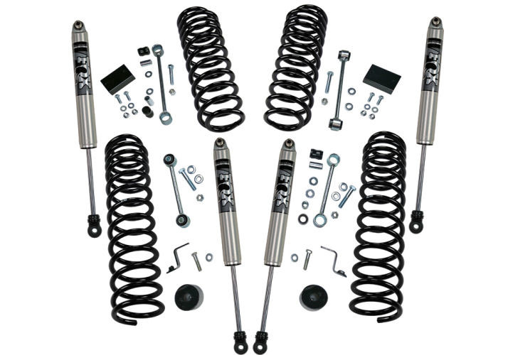 18-19 | Jeep Wrangler JL Unlimited 2.5in Dual Rate | Coil Lift Kit- Incl Rubicon with Fox Shocks