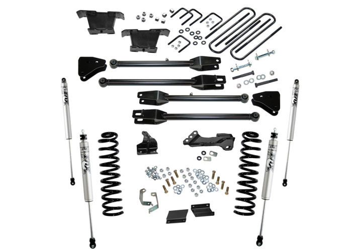 Superlift | 11-16 Ford F250 SuperDuty 4WD Diesel 4in | Lift Kit with A 4 Link Conversion Fox 2 Shocks