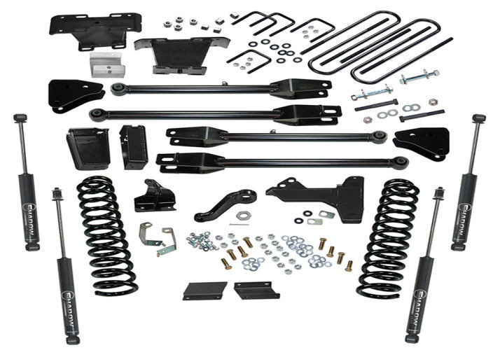 Superlift | 11-16 Ford F250 F350 SuperDuty 4WD 6in | Lift Kit with 4-Link Conversion & Superlift Shocks