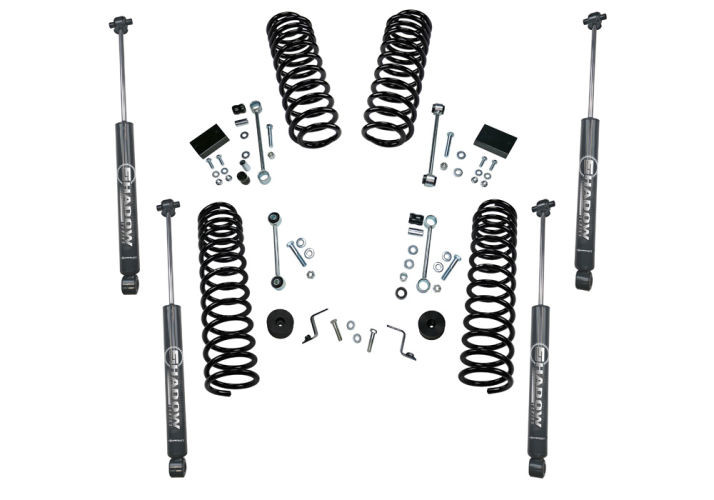 Superlift | 18-21 Jeep Wrangler JL 2 Door 2.5in | Dual Rate Coil Lift Kit with Superlift Shadow Shocks