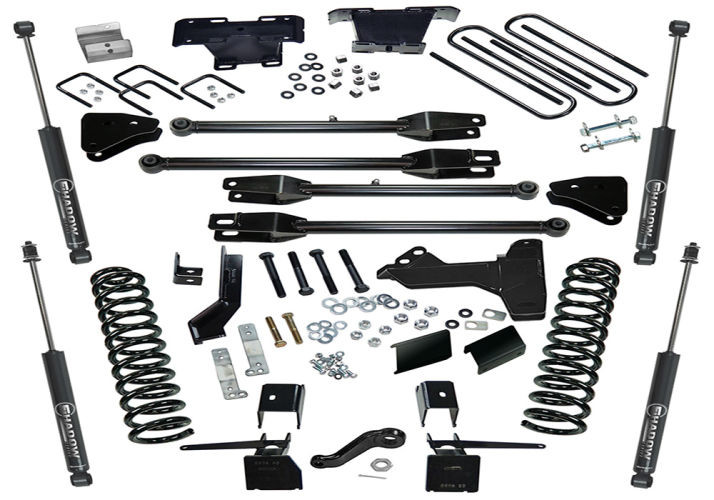Superlift | 17-19 Ford F250 F350 SuperDuty 4WD (Diesel | Only) 6in 4-Link Lift Kit & Superlift Shocks