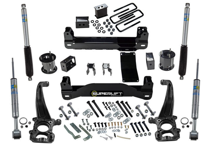 Superlift | 04-08 Ford F150 6in Lift Kit with | Rear Bilstein Shocks