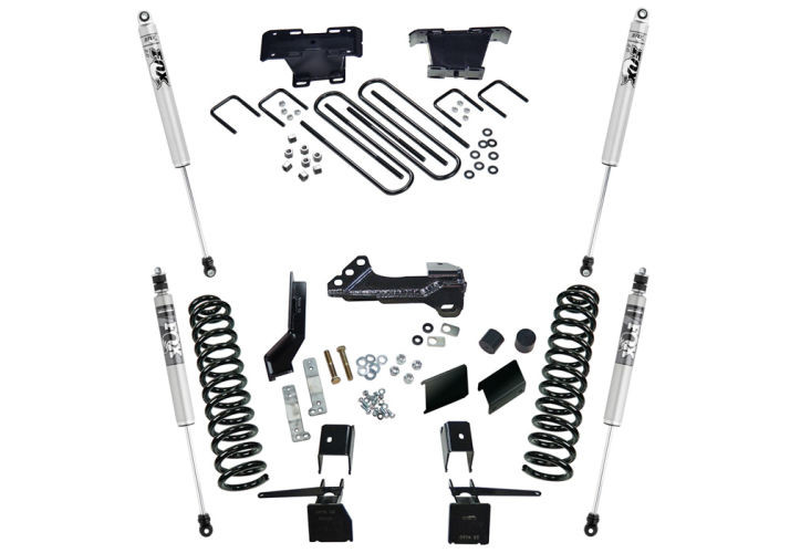 Superlift | 17-21 Ford F250 F350 SuperDuty 4WD Diesel | 4in Radius Arm Lift Kit with Fox 2 Shocks