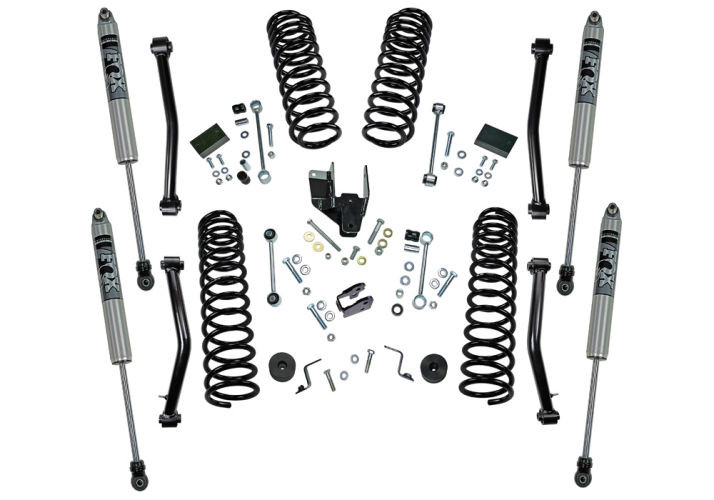 18-19 | Jeep Wrangler JL Unlimited 4in Dual Rate | Coil Lift Kit- Incl Rubicon with Fox Shocks