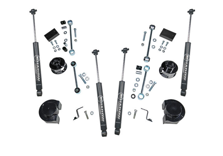 Superlift | 18-21 Jeep Wrangler JL 2Dr 4Dr 2.5in | Spacer Lift Kit with Superlift Shadow Shocks
