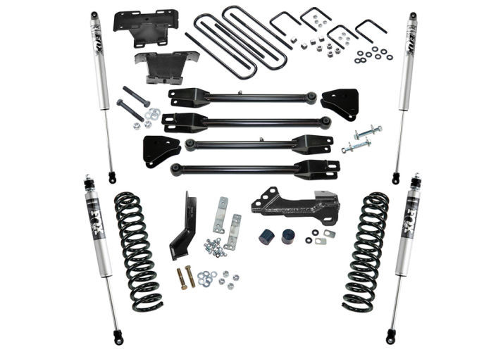 Superlift | 17-21 Ford F250 F350 SuperDuty 4WD Diesel | 4in Link Lift Kit with Fox 2 Shocks