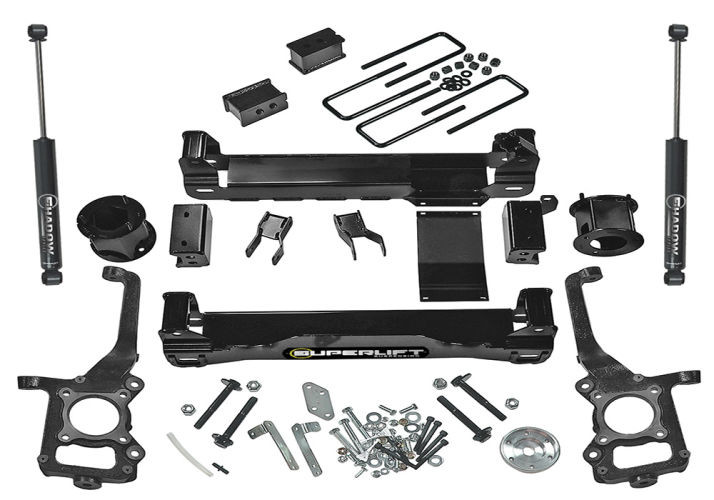 Superlift | 04-08 Ford F150 4.5in Lift Kit with | Rear SLF Shocks
