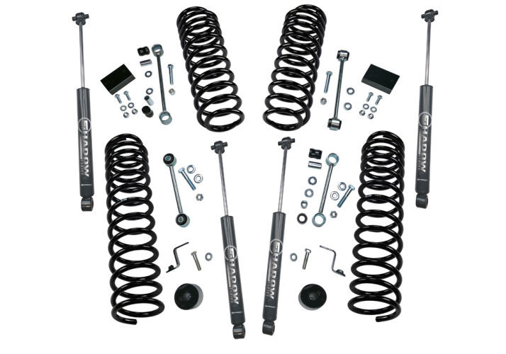 Superlift | 18-21 Jeep Wrangler JL Unlimited 2.5in Dual | Rate Coil Lift Kit with Superlift Shadow Shocks
