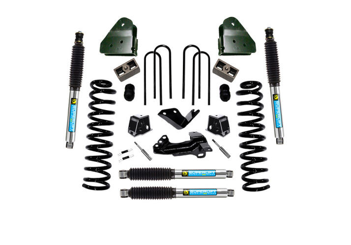 Superlift | 05-07 Ford F250 F350 SuperDuty 4WD 4in | Lift Kit with Bilstein Shocks