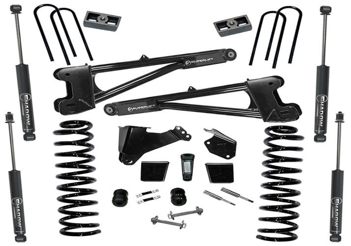 Superlift | 05-07 Ford F250 F350 SuperDuty 4WD 6in | Lift Kit with Repl Radius Arms & Superlift Shocks