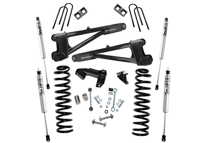 Superlift | 08-10 Ford F250 SuperDuty 4WD Diesel 4in | Lift Kit with Repl Radius Arms Fox 2 Shocks